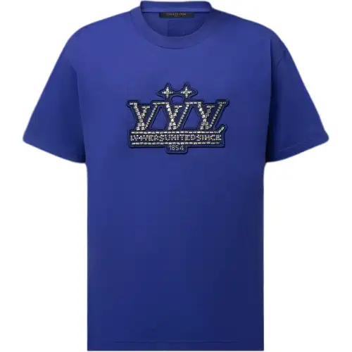 LOUIS VUITTON Embellished Cotton T Shirt