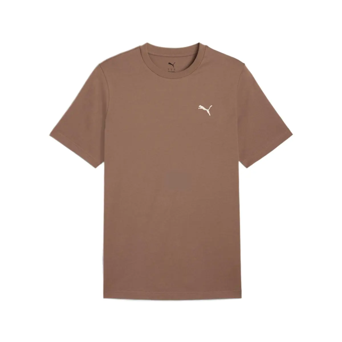 PUMA T-Shirts Men's Brown-93 Crew Neck Moderate