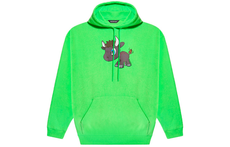 Balenciaga SS21 Sweatshirt Unisex Green