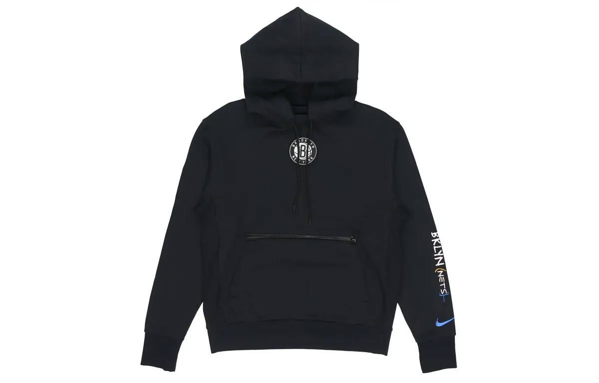 Nike Sweatshirts Men's Black Hooded Thickened Regular