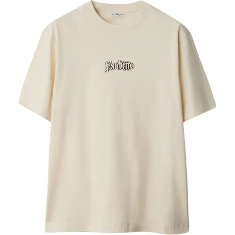 Burberry logo appliqué cotton t-shirt