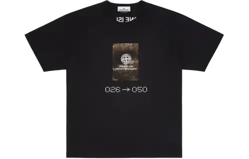 STONE ISLAND T Shirt Unisex Black