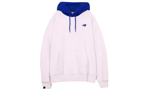New Balance Sweatshirts Unisex Pink Hooded Moderate Regular