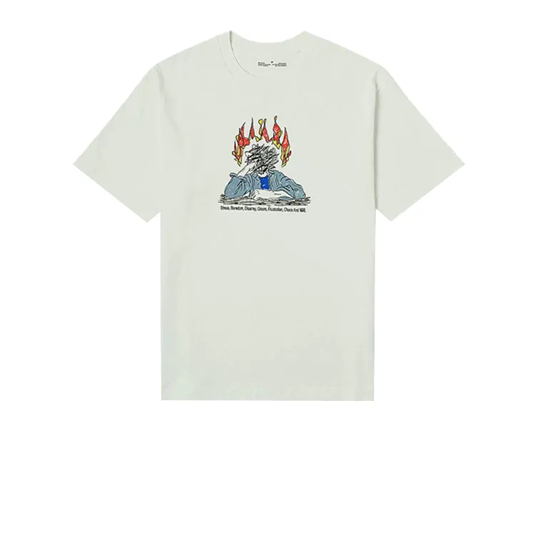 Vans T-Shirts Unisex White Crew Neck Moderate Straight Fit