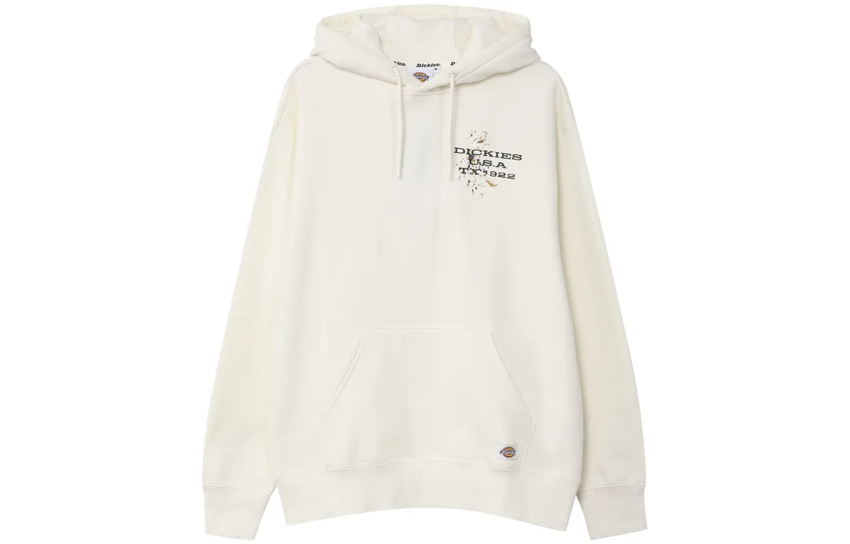 Dickies Sweatshirts Unisex Beige Hooded Moderate Regular