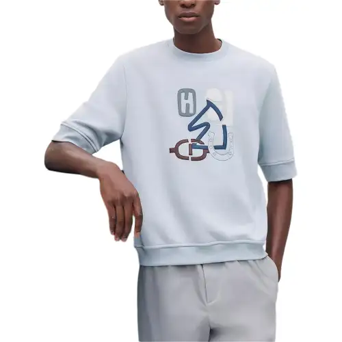 HERMES T Shirt Men's Glacier Blue