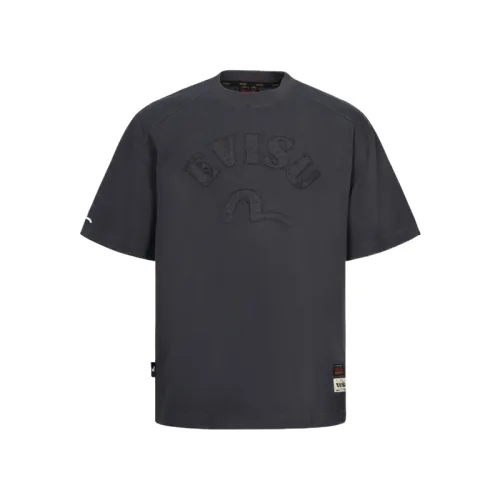 EVISU T Shirts Men's Crew Neck Moderate Straight Fit