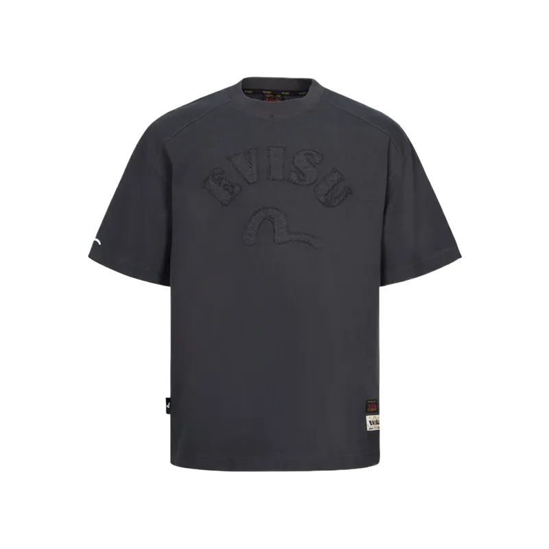 EVISU T Shirts Men's Crew Neck Moderate Straight Fit