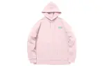 Li Ning Sweatshirts Unisex Pink Hooded Thickened Regular
