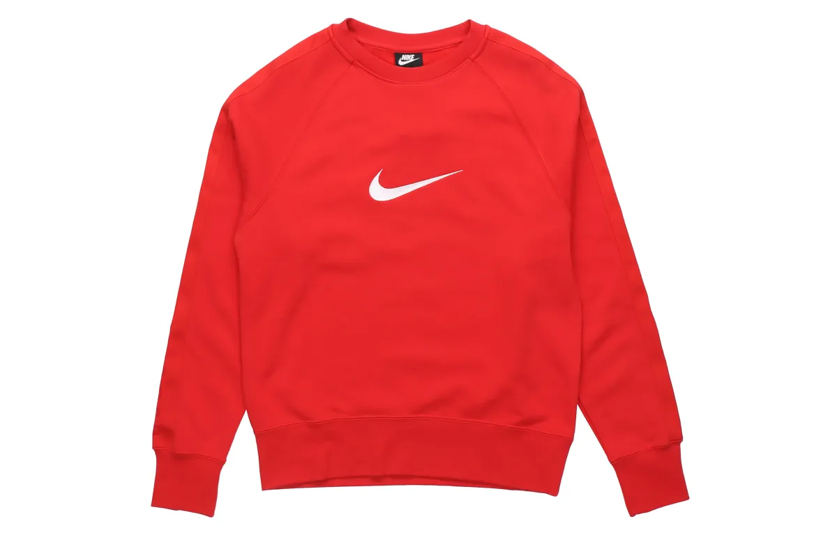 Nike Sweatshirts Men's Red Crew Neck Moderate Regular