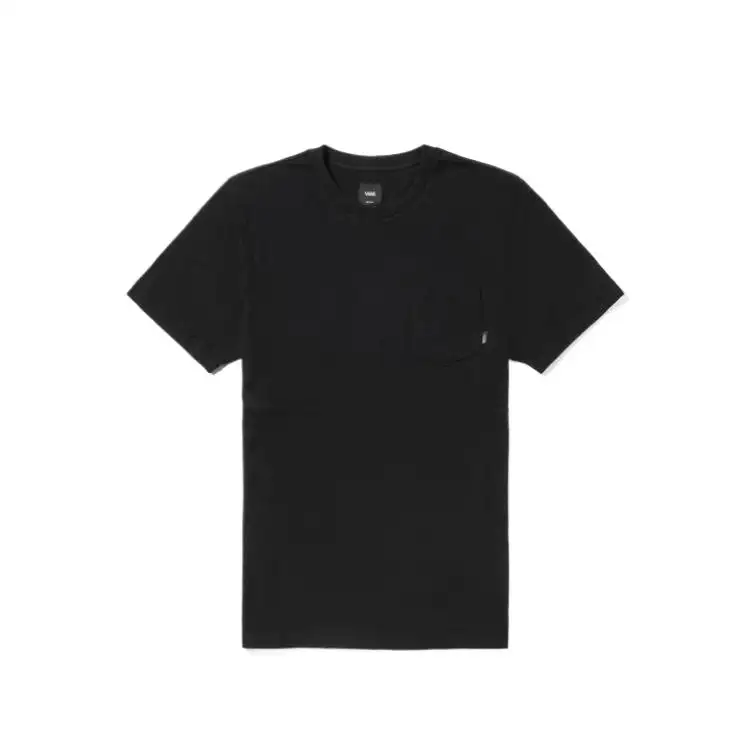 Vans T Shirts Unisex Black Crew Neck Moderate Straight Fit
