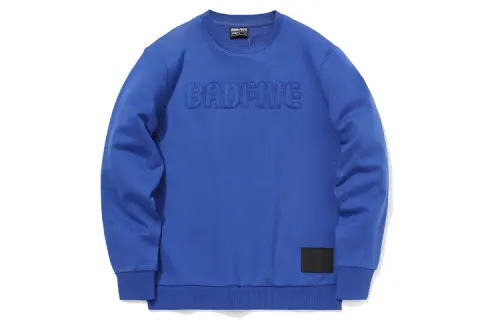Li Ning BADFIVE Sweatshirts Men's Blue Crew Neck Moderate Regular