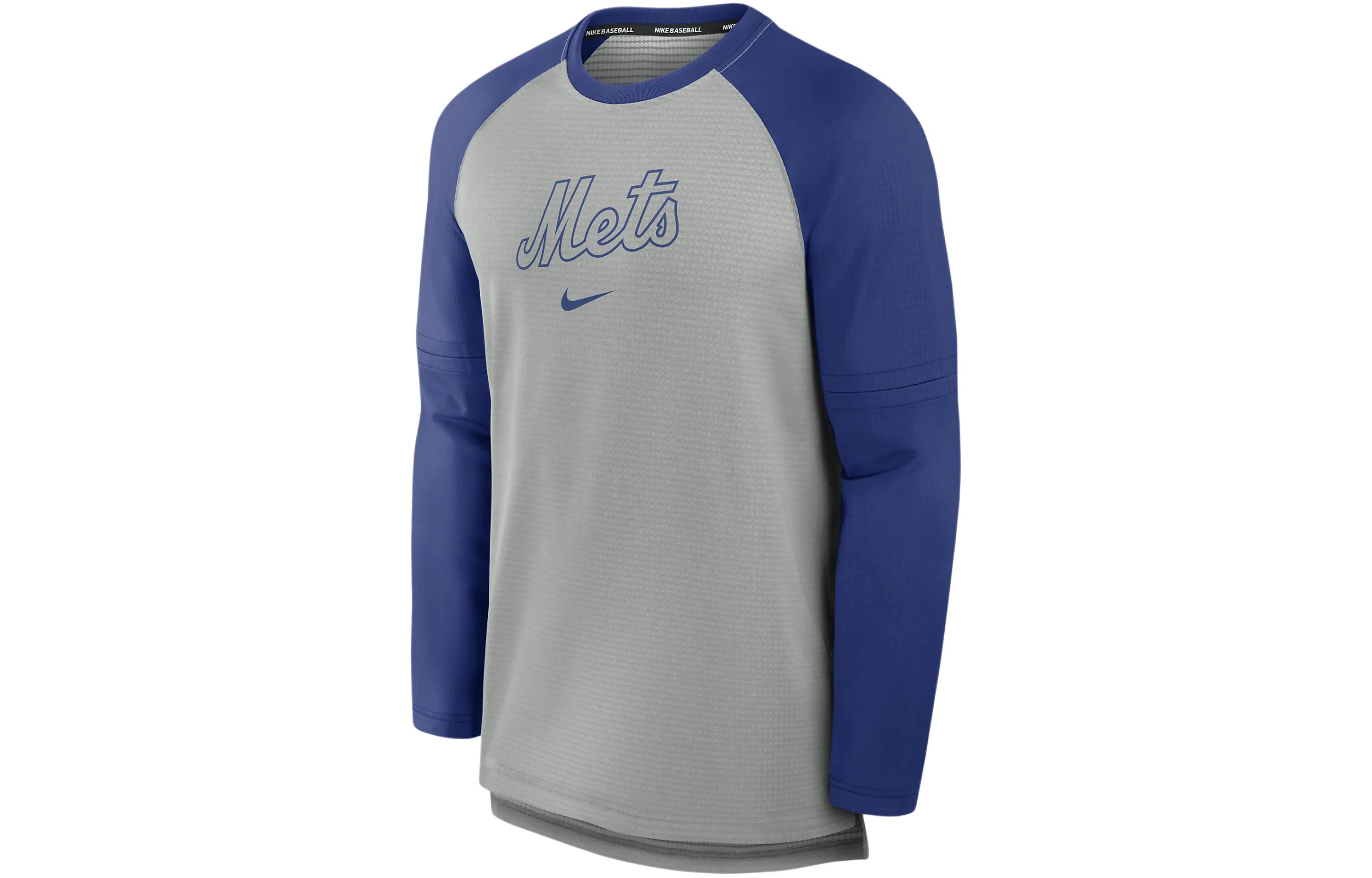 Nike New York Mets Authentic Collection Game Time T Shirt Men's Gray Mixed Color