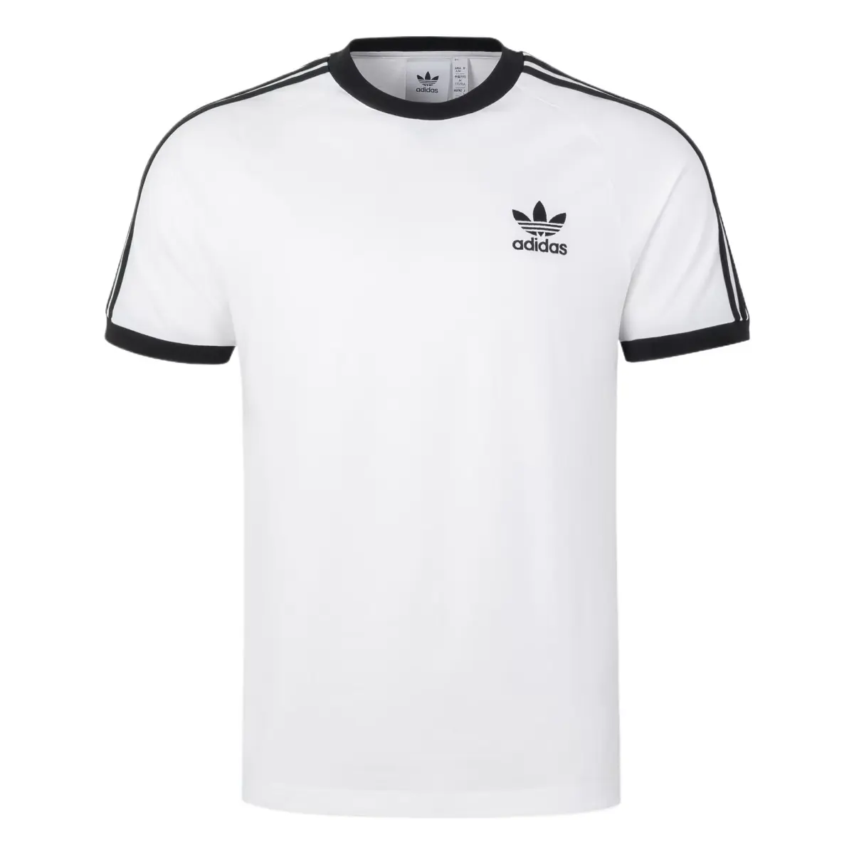 Adidas Originals 3 Stripes T Shirt Unisex White