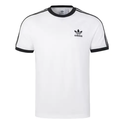 Adidas Originals 3 Stripes T Shirt Unisex White