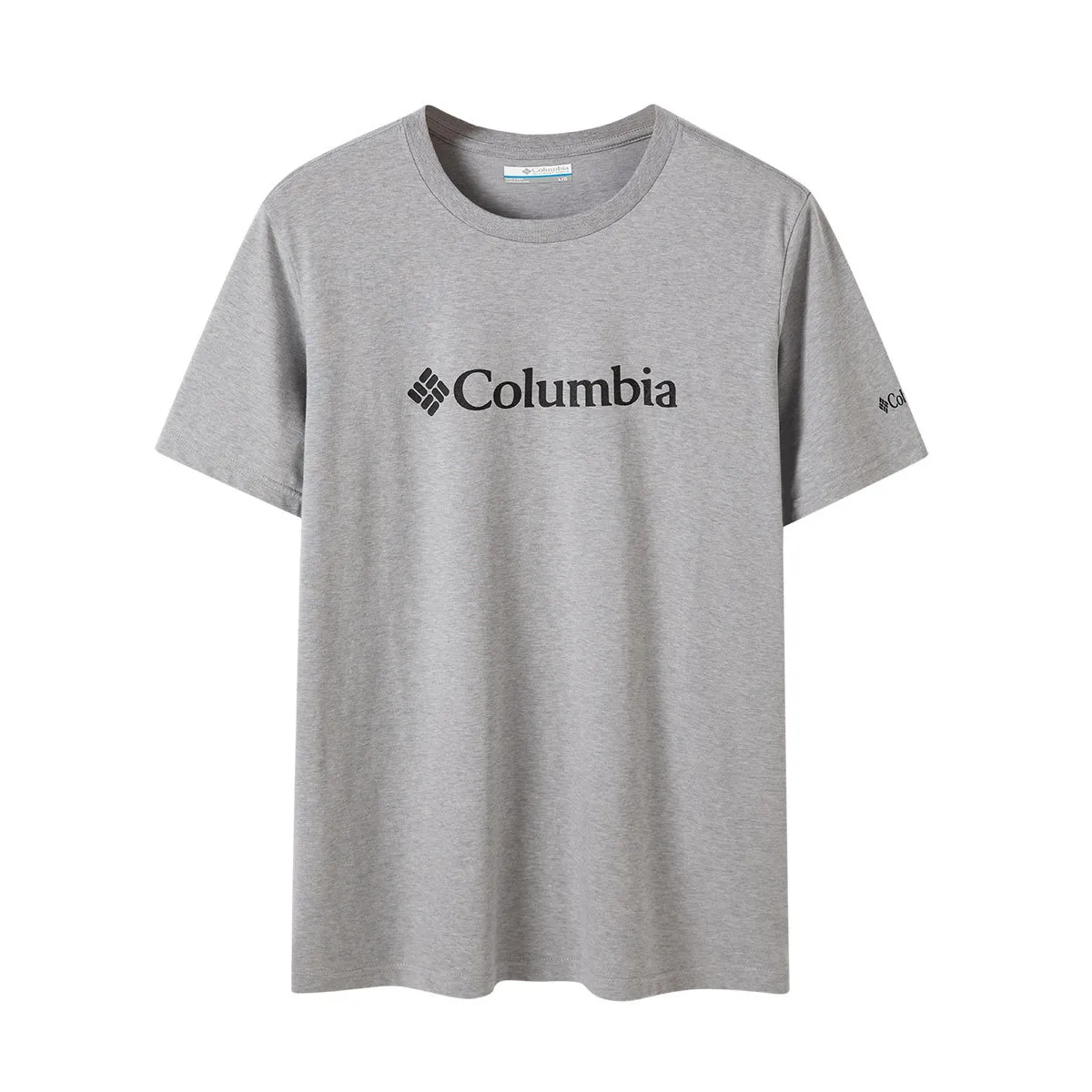 Columbia T-Shirts Unisex Gray Crew Neck