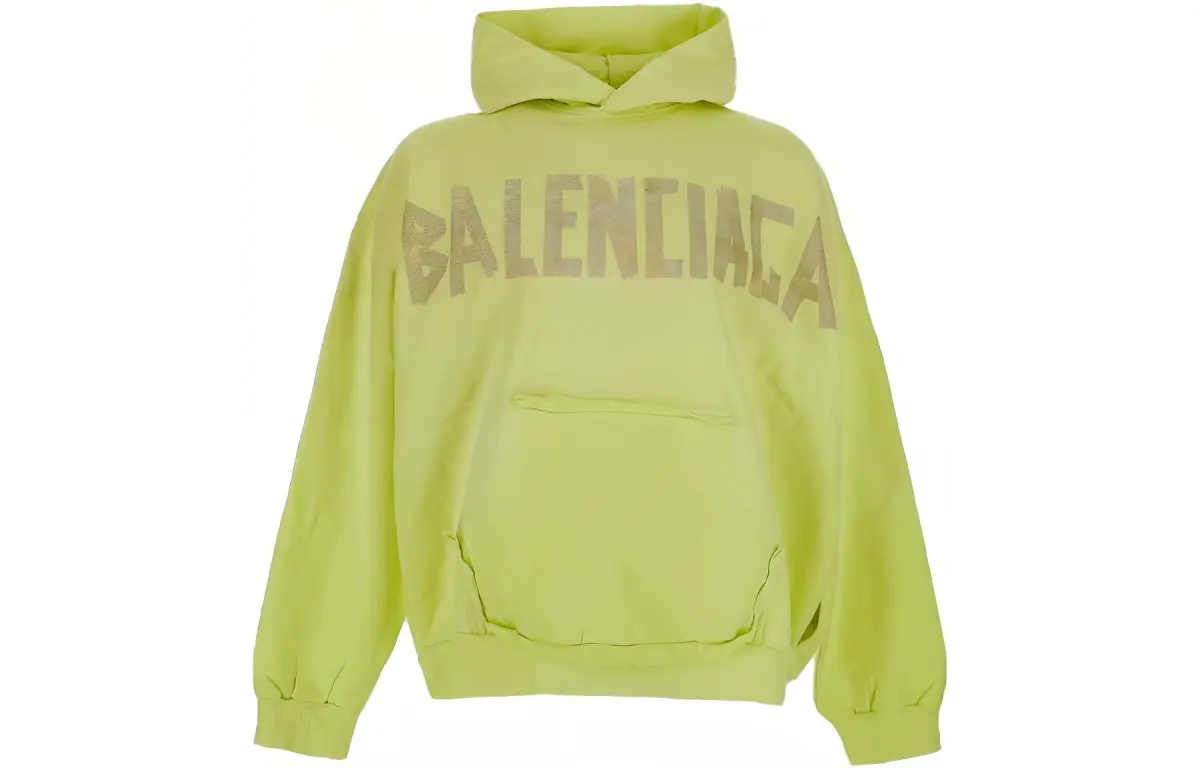 Balenciaga SS23 Sweatshirt Loose Fit Men's Yellow