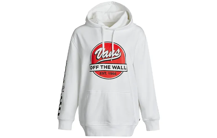 Vans Sweatshirts Unisex White Hooded (Non-detachable) Moderate