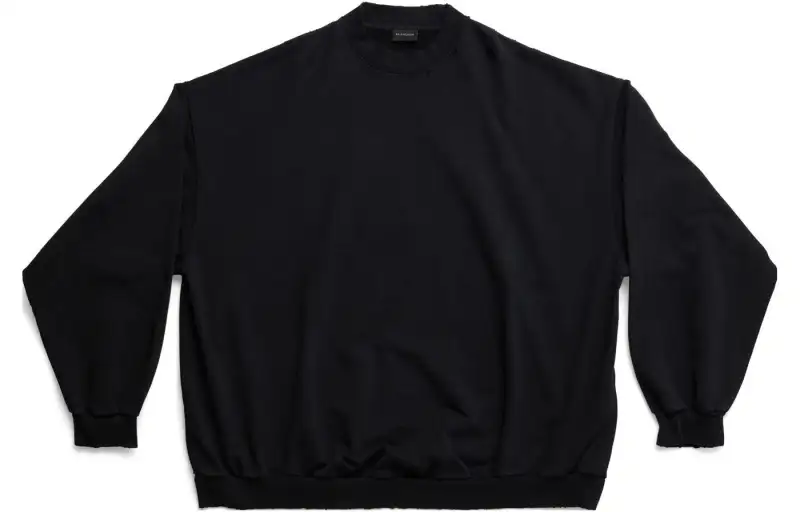 Balenciaga FW22 Sweatshirt Regular Fit Men's Black