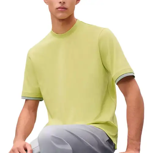HERMES T Shirt Men's Yellow Green