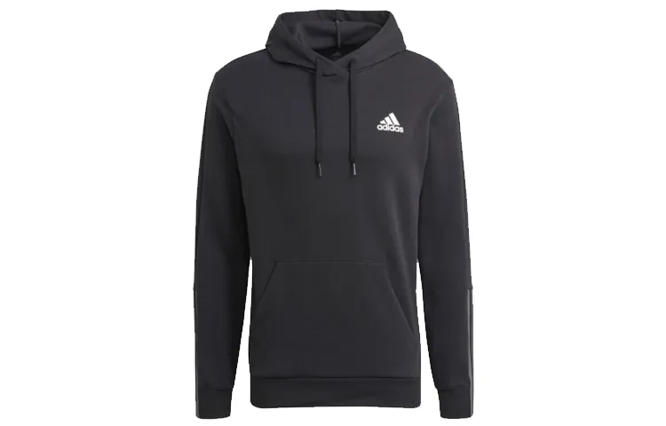 Adidas Sweatshirts Men's Black Hooded Moderate Regular
