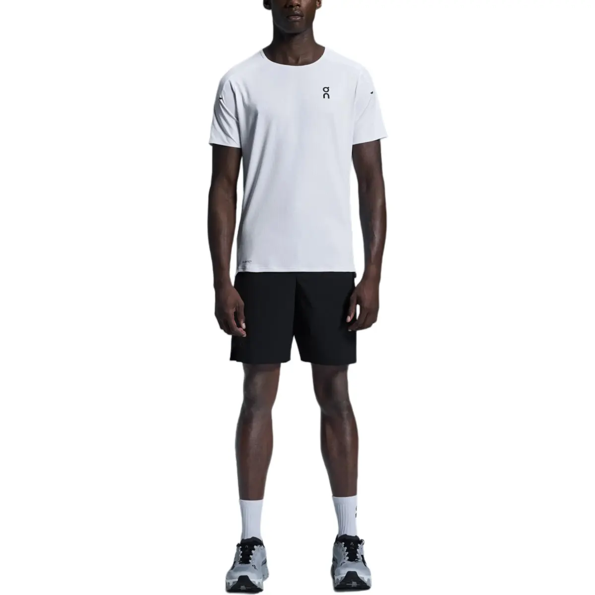 On Performance T Shirt Men's White Silver