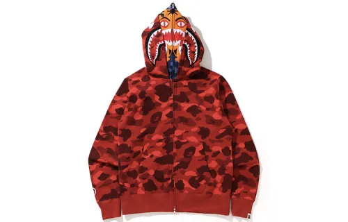 Bape Color Camo Shark Full Zip Hoodie