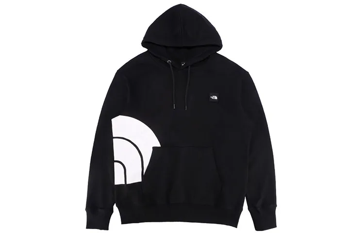 THE NORTH FACE Sweatshirts Men's Black Hooded Moderate Regular
