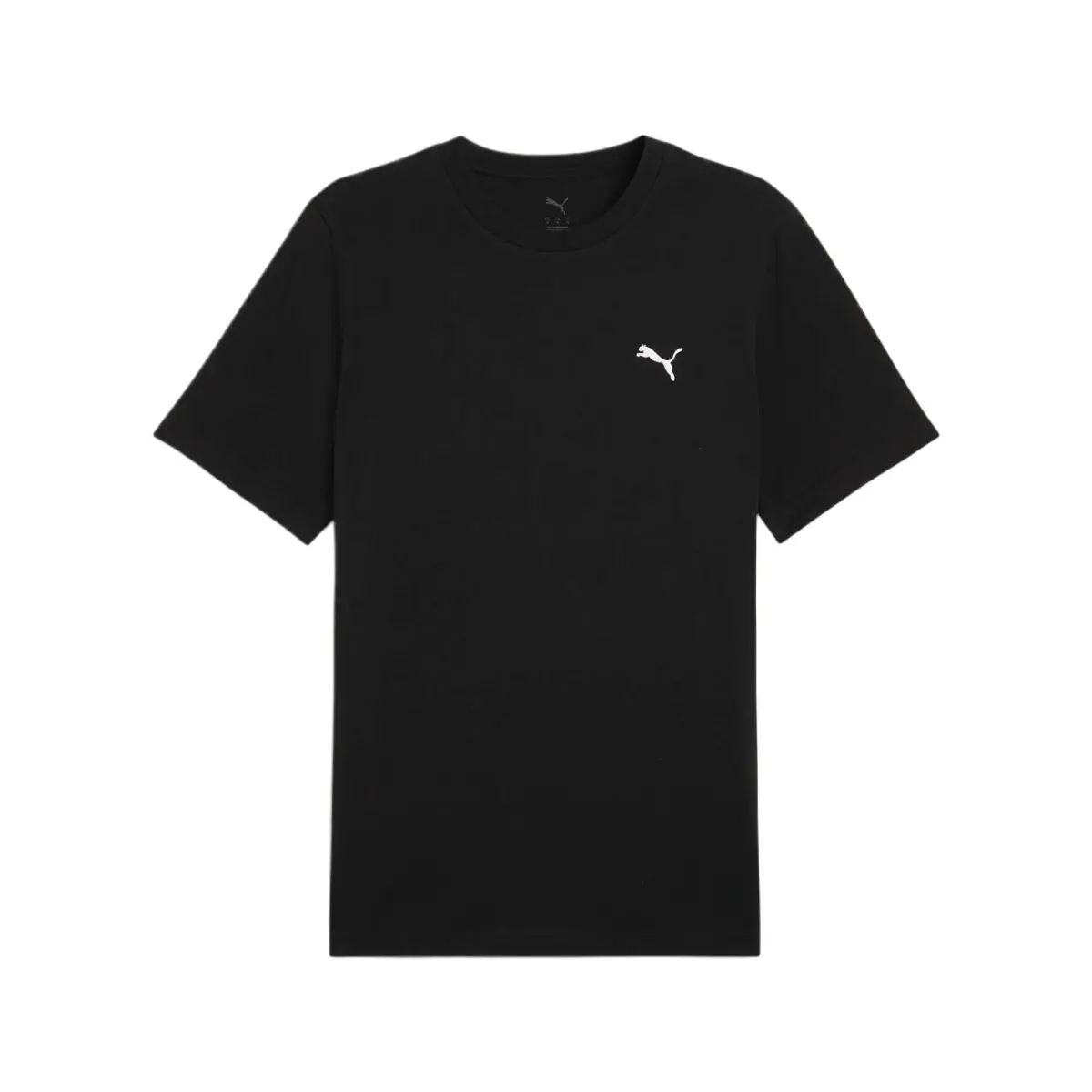 PUMA T-Shirts Men's Black Crew Neck Thin Straight Fit