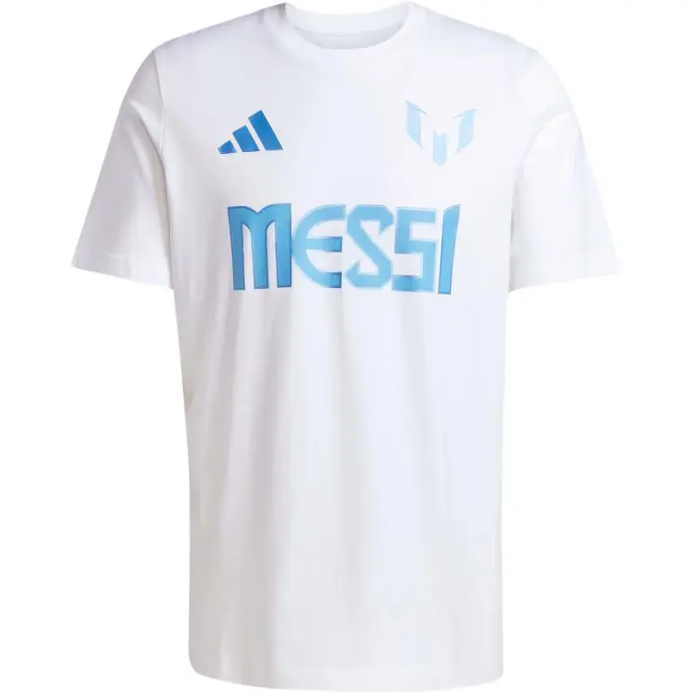Adidas Messi FW24 T Shirt Men's White