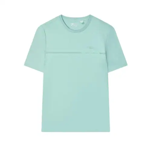 FILA T Shirt Men's Cream Gray Green
