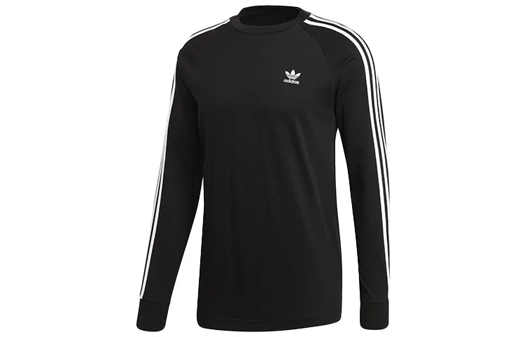 Adidas Originals Adicolor Sweatshirts Men's Black Crew Neck Moderate Regular