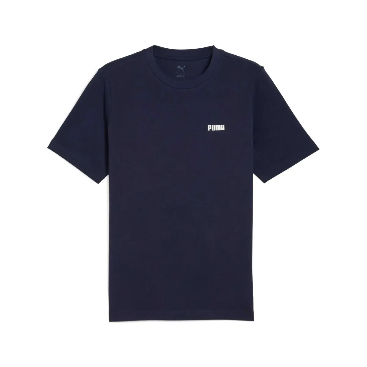 PUMA T-Shirts Men's Navy Blue Crew Neck Moderate