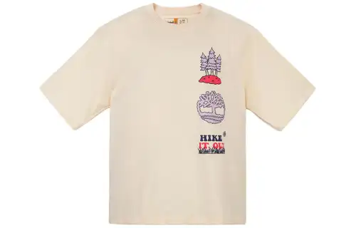 Timberland T Shirt Unisex Smoke White