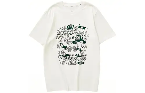 Skechers SS24 T Shirt Unisex Marshmallow White