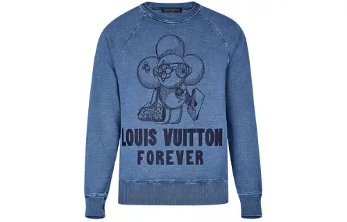 LOUIS VUITTON Sweatshirt Men's Blue