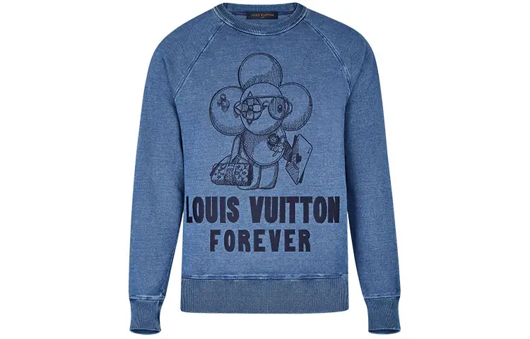 LOUIS VUITTON Sweatshirt Men's Blue