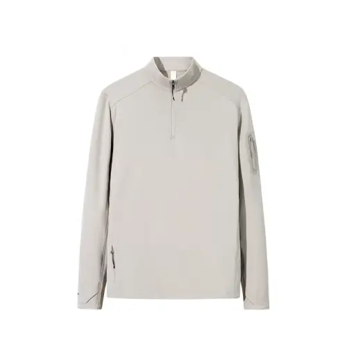Anta T Shirt Men's Gray Beige Coffee