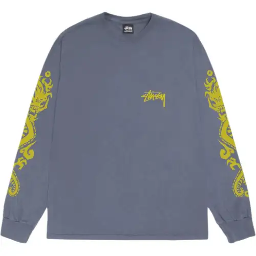 Stussy Dragons Pigment Dyed L/S Tee