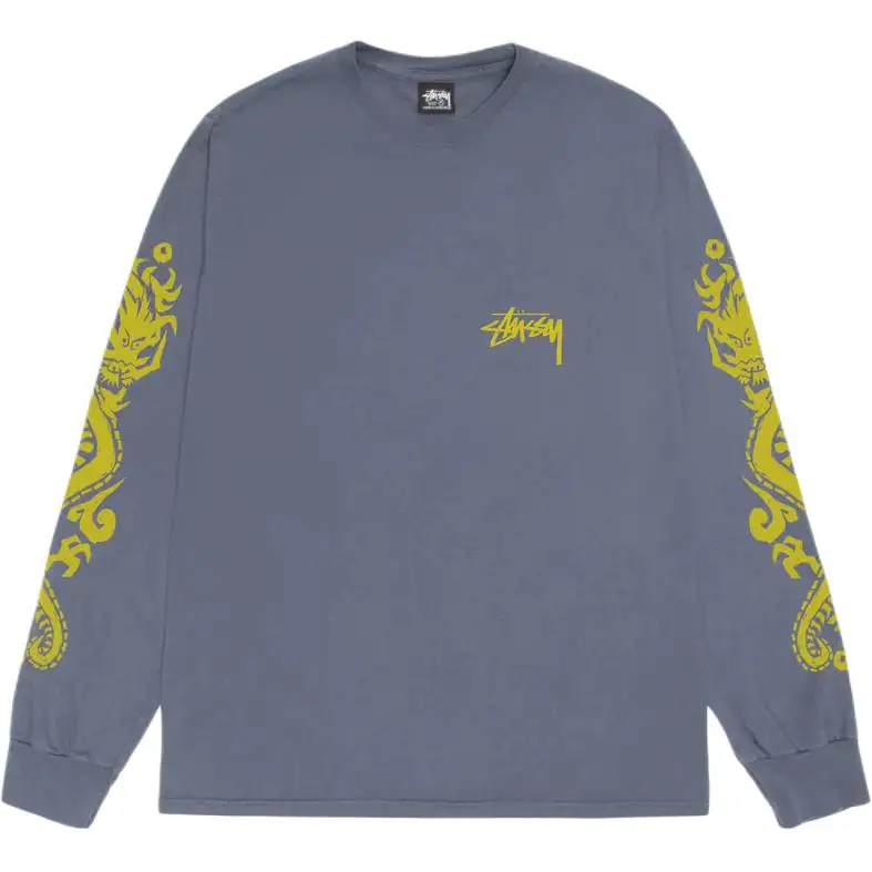 Stussy Dragons Pigment Dyed L/S Tee