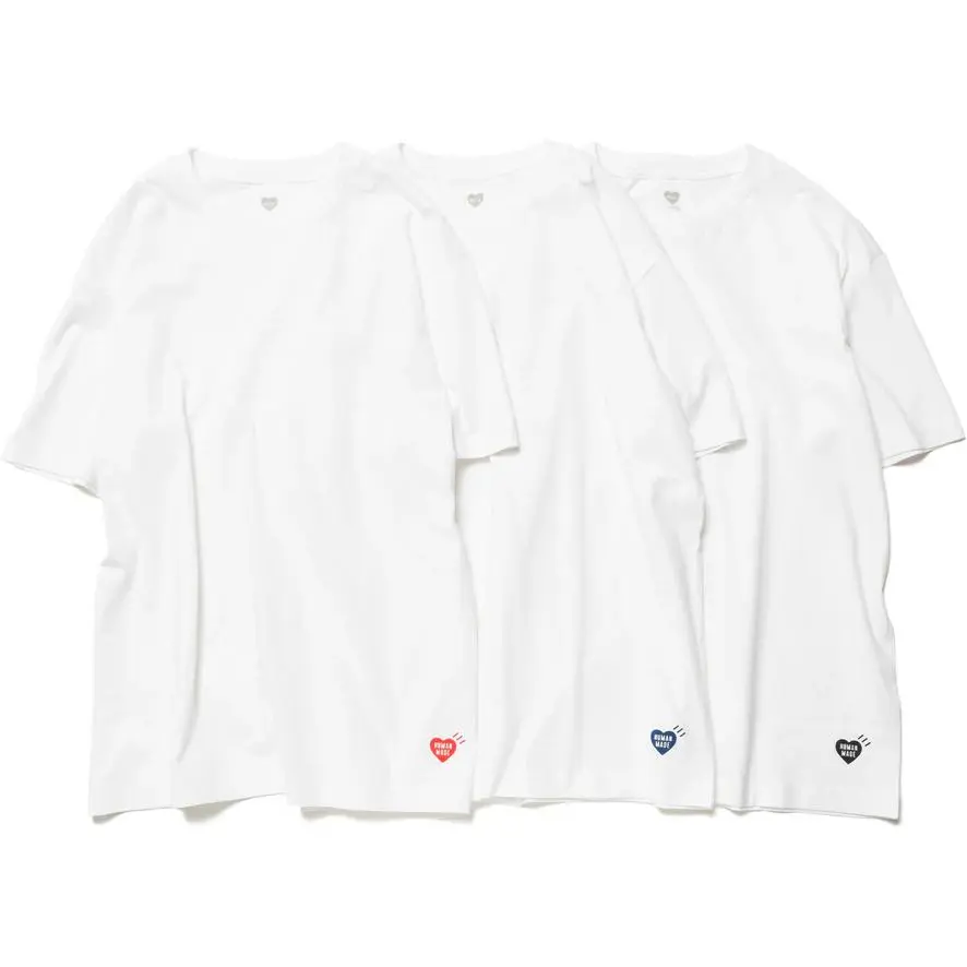 HUMAN MADE T Shirt Set 3 Pack