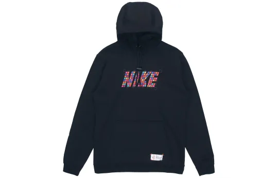 Nike As M Nsw Cny Po Hoodie Hooded Casual Sports Comfortable Versatile Fleece Lined Long Sleeved Sweatshirt Men's Black