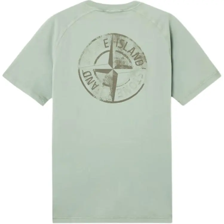 Stone Island logo raglan-sleeve T-shirt