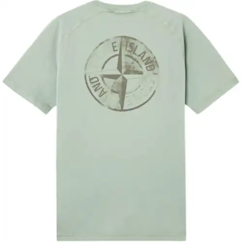 Stone Island logo raglan-sleeve T-shirt