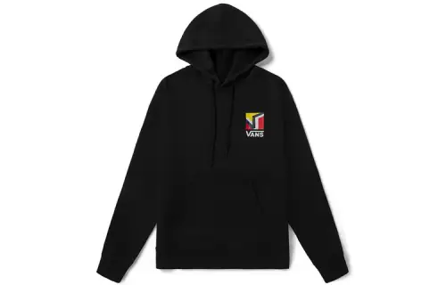 Vans Sweatshirts Unisex Black Hooded Moderate Regular