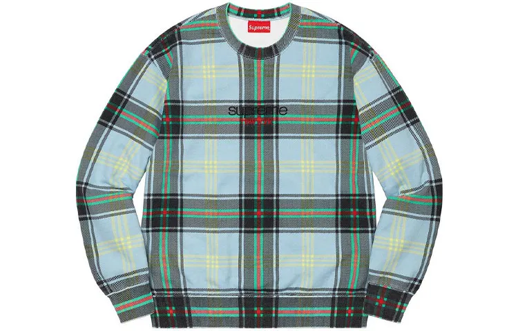 Supreme Plaid Crewneck