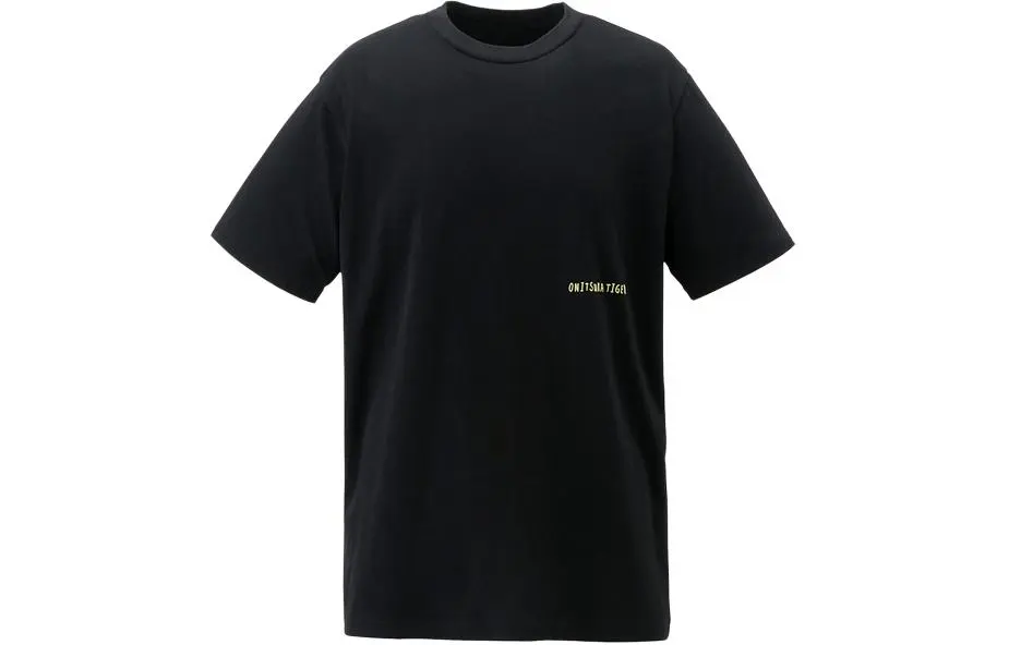 Onitsuka Tiger T Shirt Unisex Black
