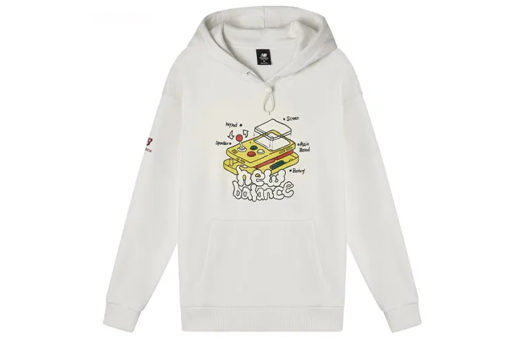 New Balance Graphic Print Sweatshirt Men's White