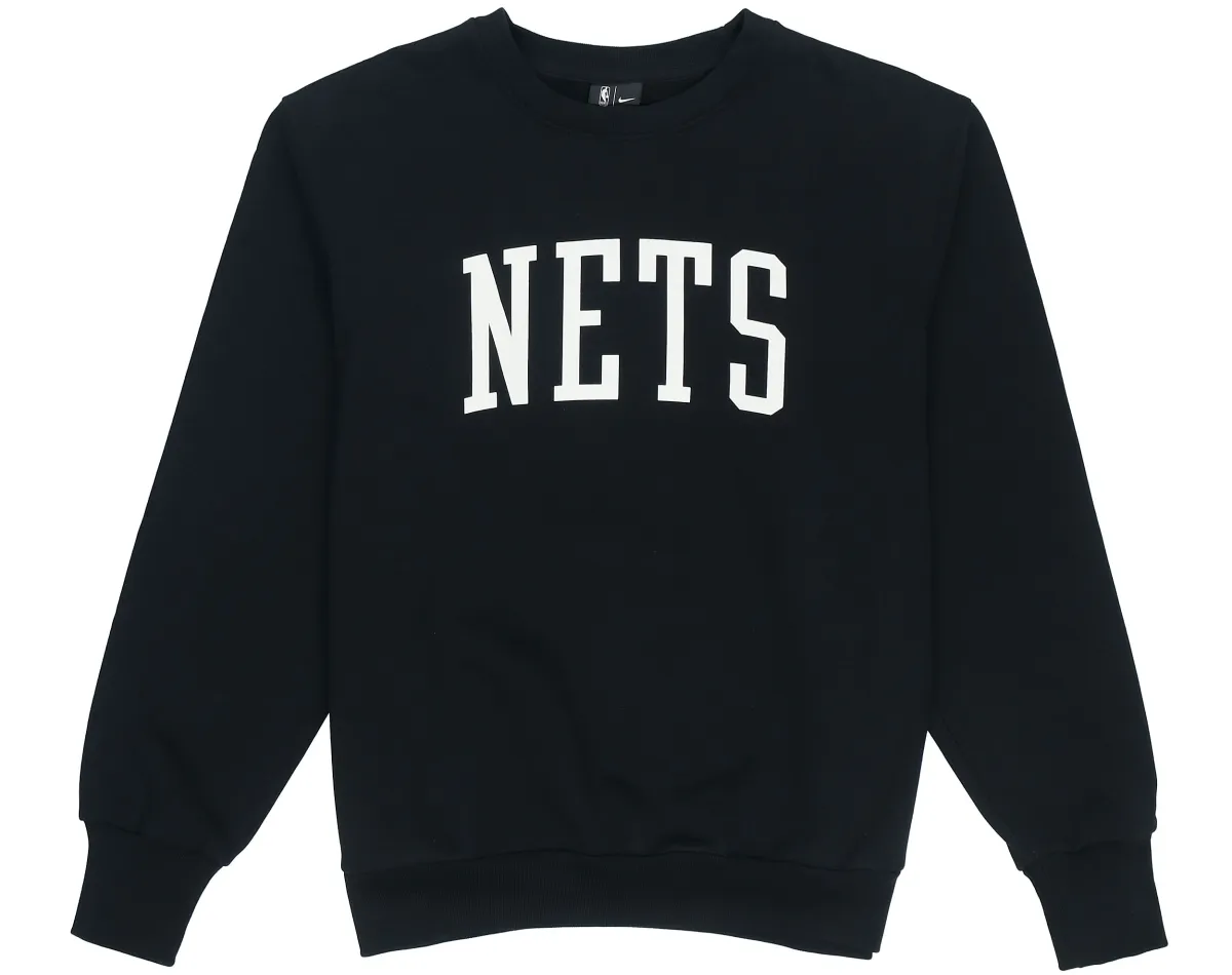 Nike Sweatshirts Men's Black Crew Neck Moderate Straight Fit
