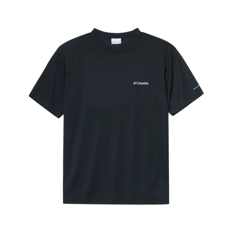 Columbia T-Shirts Unisex Black Crew Neck